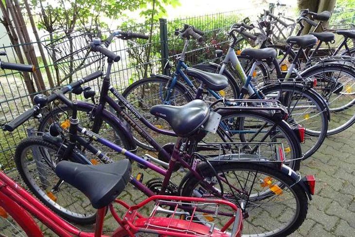 Die Fahrräder des Ronald McDonald Hauses Aachen