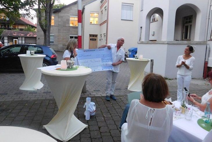 Spendenübergabe der Eigenheimvereinigung Schraudenbach durch Herrn Reinhold Günther